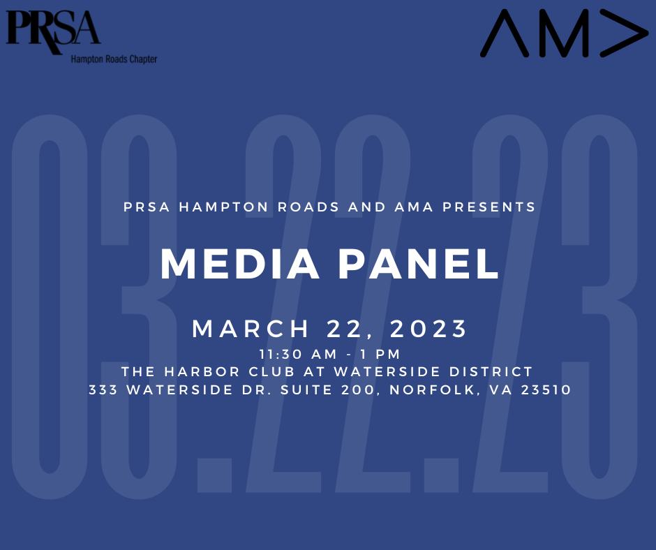 PRSA Hampton Roads and AMA Hampton Roads Media Panel